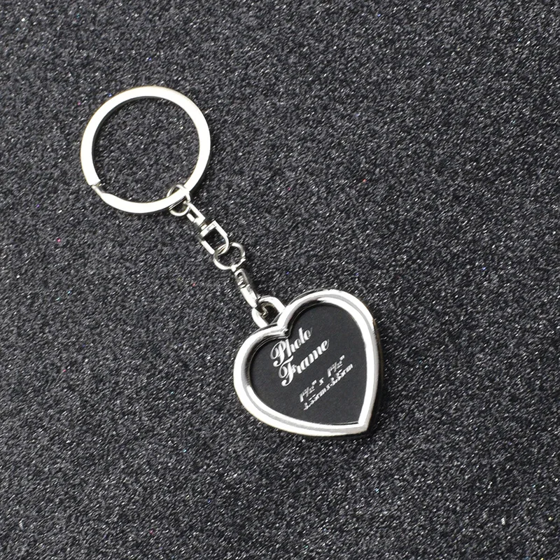 Creative Love Keychain Photo Frame Couple Keychain Square Personalized Photo Keychain Commemorative Gifts For Couple Friends