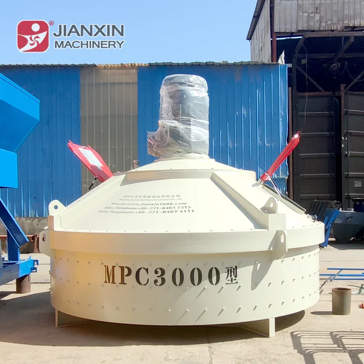 3000 vertical shaft industrial conconcrete mixer factory price with CE