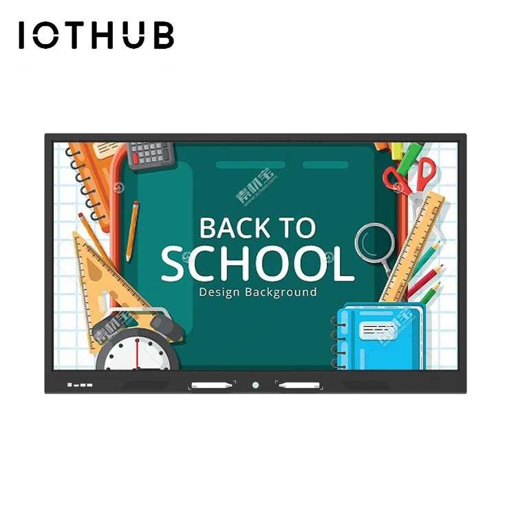 75 inch 4k whiteboard free standing movable interactive whiteboard intelligent electronic whiteboard