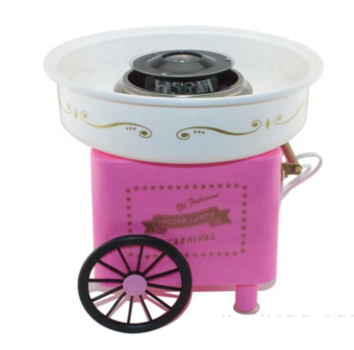 Best popular electric cotton candy maker  cart new style mini candy cotton floss maker machine