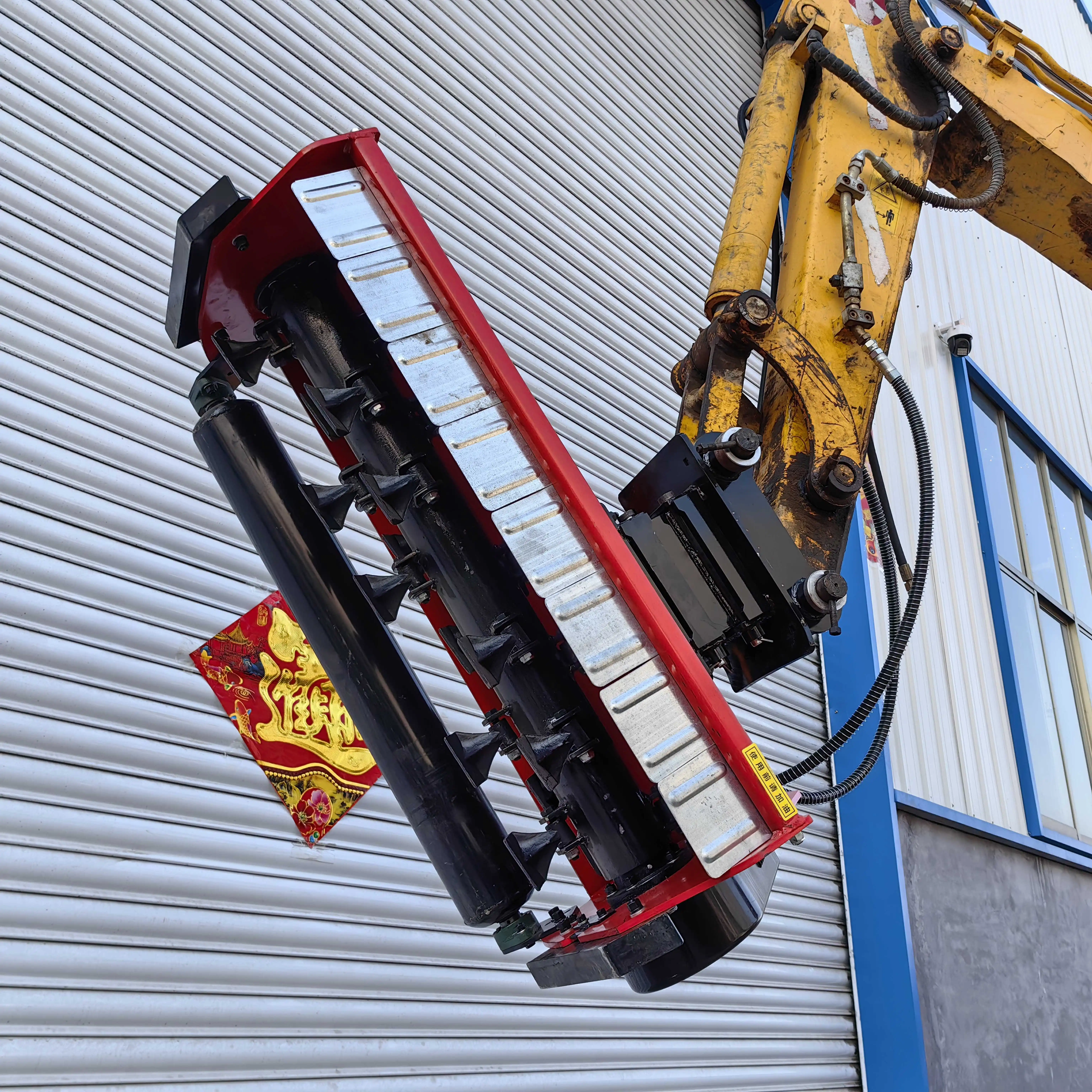 Heavy Duty flail mower / grass cutter / bush shredder Attachment For Excavator
