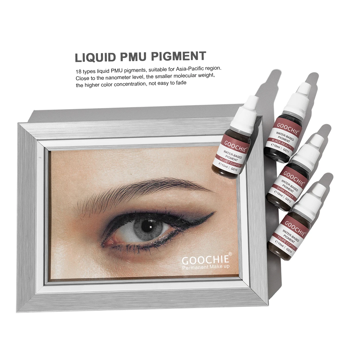 Goochie Watery based Permanent Makeup micropigmentacion Pigmento Microblading