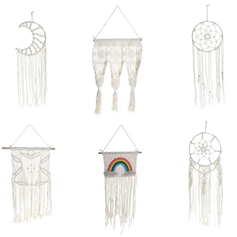 Custom Large Nordic Boho Dreamcatcher Macrame Wall Hanging Home Decor  Macrame Dream catcher
