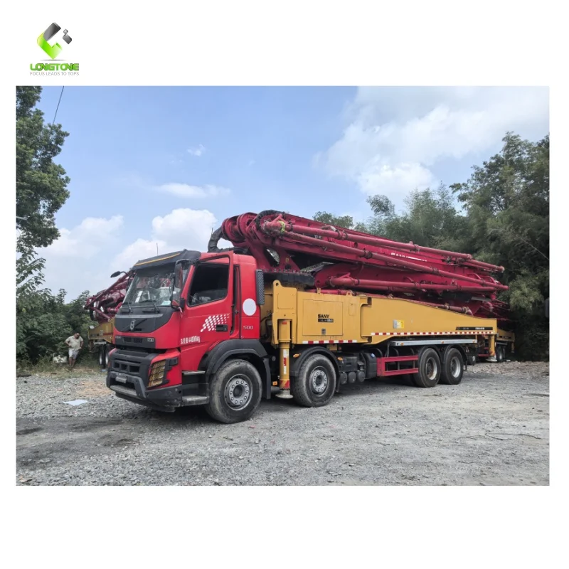 2012 2013 2015 2017 zoomlion 47m 52m 56meter concrete truck pump other construction machines