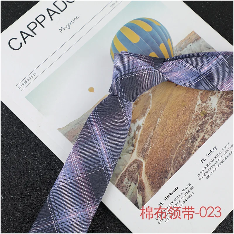 
Новый хлопковый галстук, повседневный галстук в клетку, галстук для свадьбы, делового костюма, узкий галстук для мужчин, тонкий галстук, галстук, одежда для шеи 