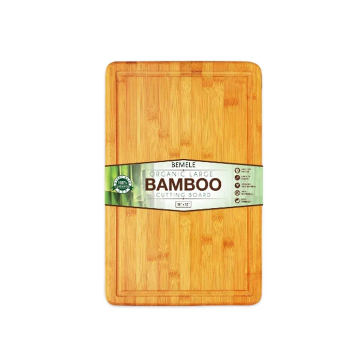 Handcrafted Wood Cutting Board Rubber Feet for Cutting Boards Bamboo Kitchen Products