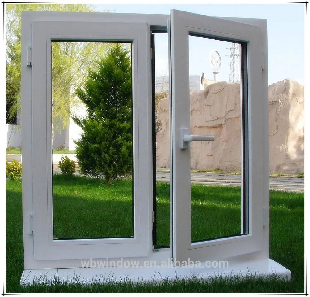 Latest window designs PVC Hurricane Impact windows for house