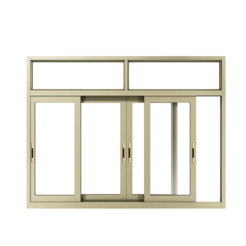 Factory Direct Sales American Style Double Pane Windows Black Frame with Soundproof Features Black Frame Window China