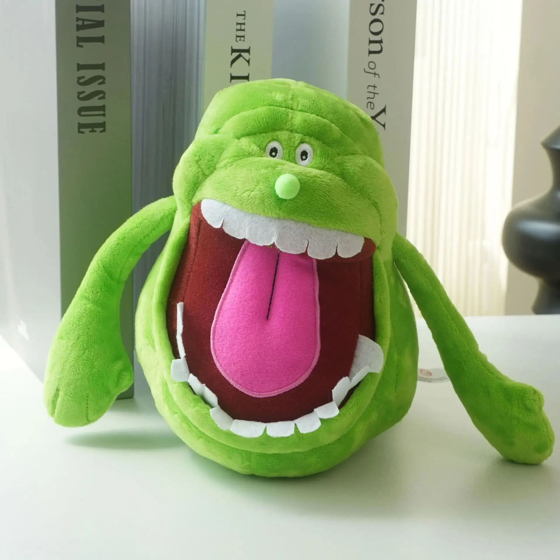 2024 New Design Doll Ghostbusters Green Ghost stuffed Toy Cartoon Peripheral Cute Child Pillow Cartoon Anime Sleep Plush Pillow