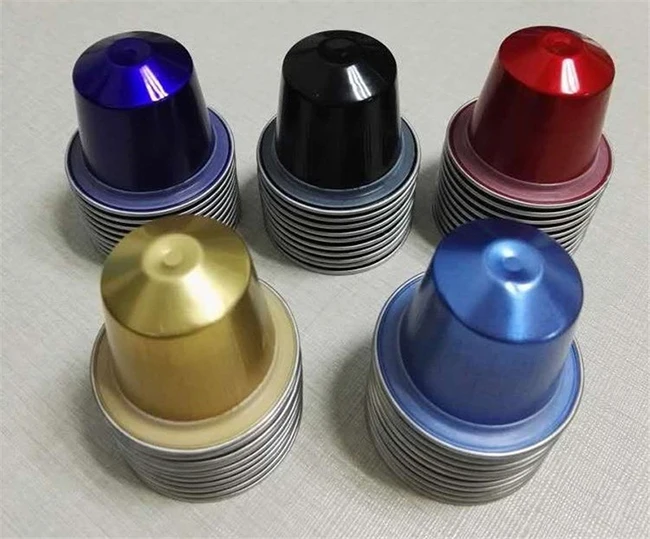 Good Price Empty Coffee Capsule Aluminum Foil Lid Capsula De Cafe Storage 5g 15ml Nespresso Capsules