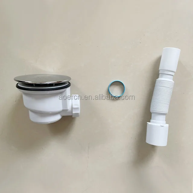 Chrome Plated Bathroom Floor Drain Trap Bathroom Drainer Shower Drainage  Waste Water Drain Trap Floors Drain