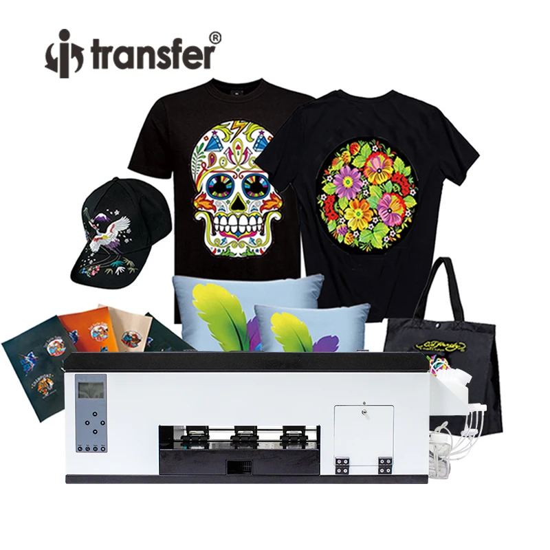 i-transfer Impresora A3 Direct To Film Printing Machine XP600 Printhead DTF Printer Transfer For T-shirt Cloth
