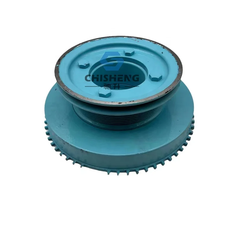VOE20799122 D6D D6E engine V-belt pulley EC160C EC180C EC200B EC210B EC210C EC220D Crankshaft pulley 20799122