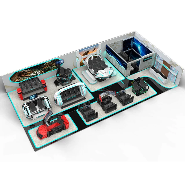 Amusement vr park 6 Seats VR Virtual Reality Simulator for vr Theme Park