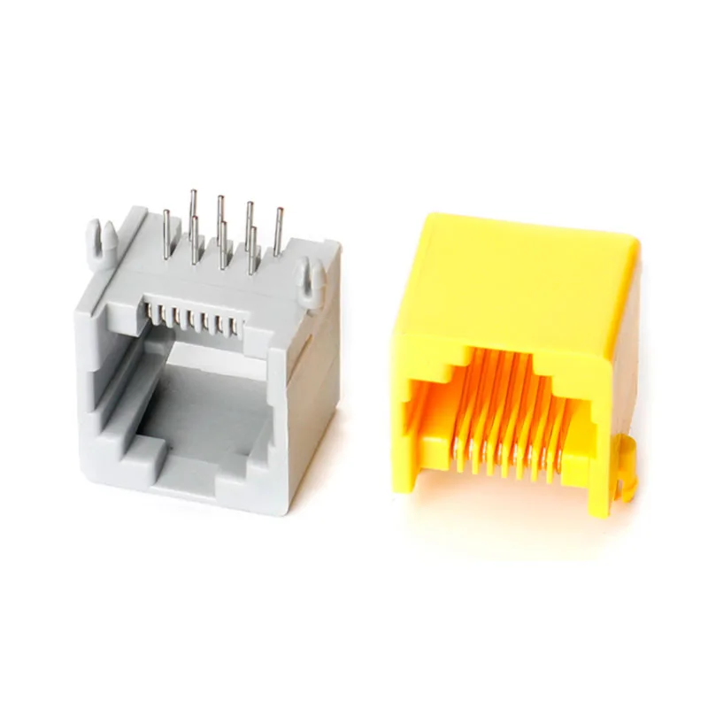 
Side Entry PCB Jack RJ45 8P8C Mini low Profile Tab UP rj45 modular jack 