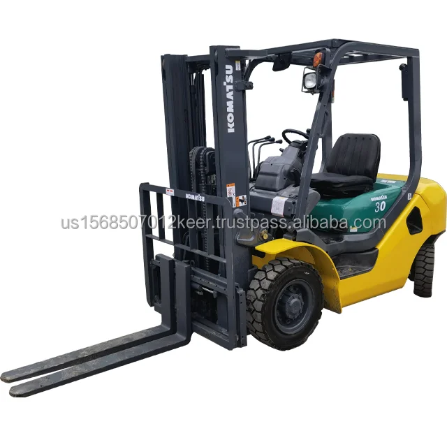 Подержанный вилочный погрузчик Komatsu 3ton