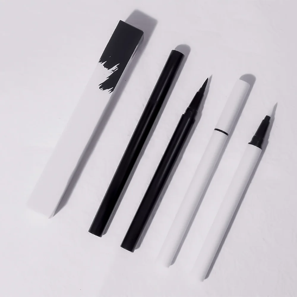Private Label 2 Colors Vegan Waterproof Eyeliner Glue Pen Self-adhesive Eyelash Liquid