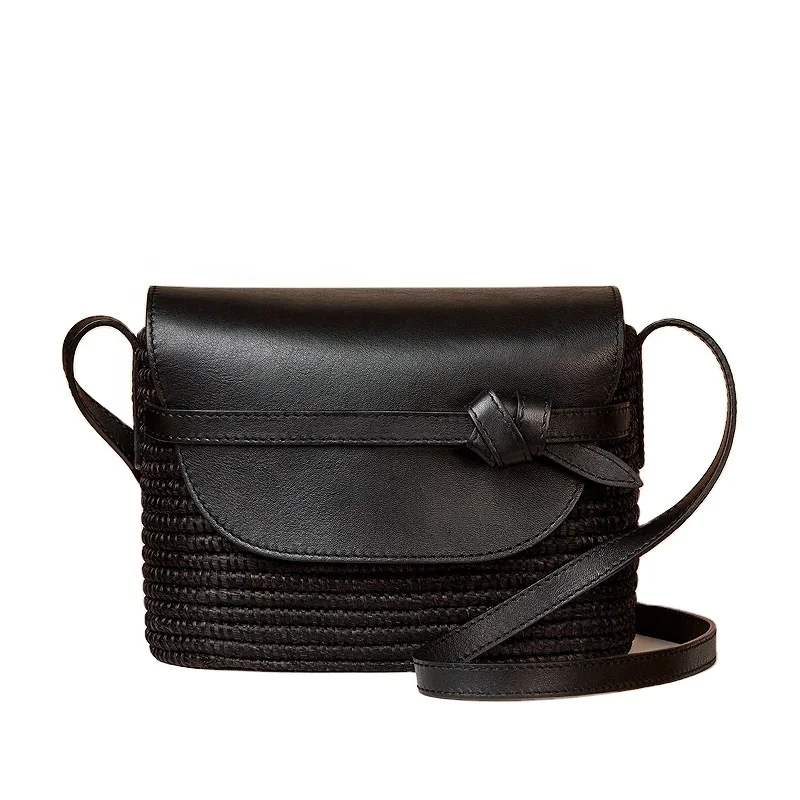 Factory Custom Fashionable Ladies Handbags Straw Small Tote Bag High Quality Shoulder Crossbody Bags For Women