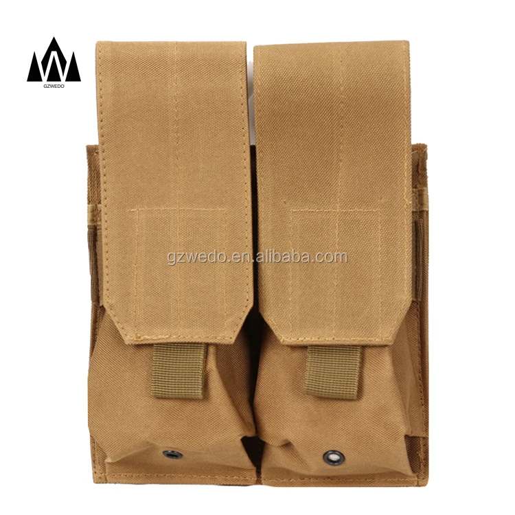 M4 Molle Military Tactical Dual Double Pouch Pistol Mag Magazine Pouch Close Holster For Outdoor Combat Hunting New