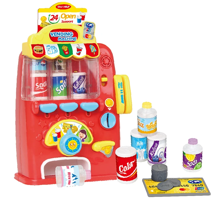 Children Fun Toys Simulated Beverage Vending Machine Toys Developing Children Brain