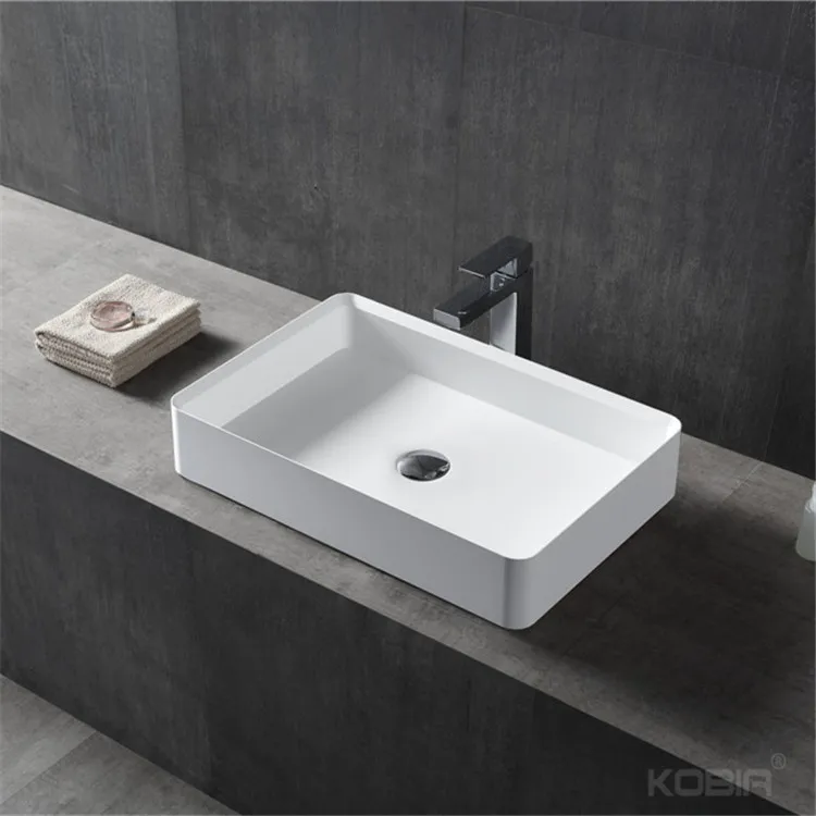 Two sizes factory price modern design bathroom vanity sink basin bathroom