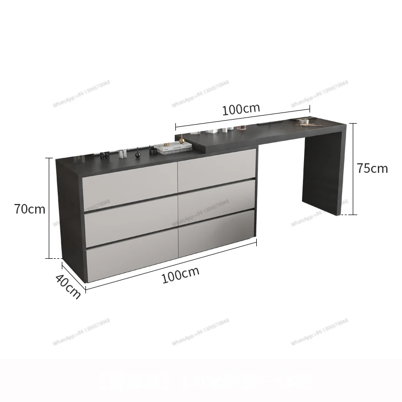 Bedroom Dressing Table Storage Cabinet Combination Integrated Cabinet Multifunctional Makeup Table Bed Tail Bucket Cabinet Advan