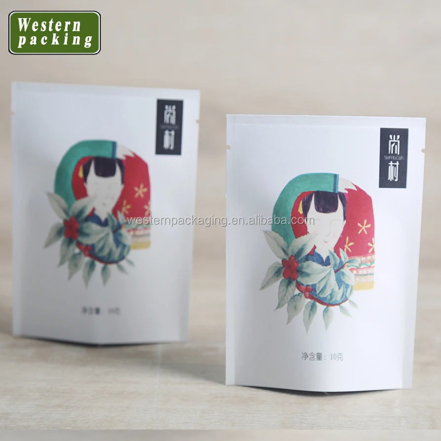 Aluminum foil Kraft paper hanging ear drip filter small coffee envelope sachet packaging bag