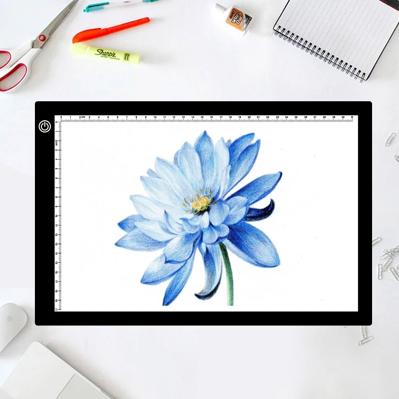 
A4 Hot Sellers new smart electronic luminous led adjustable drawing Tracing light box A3 A4 led light pad 