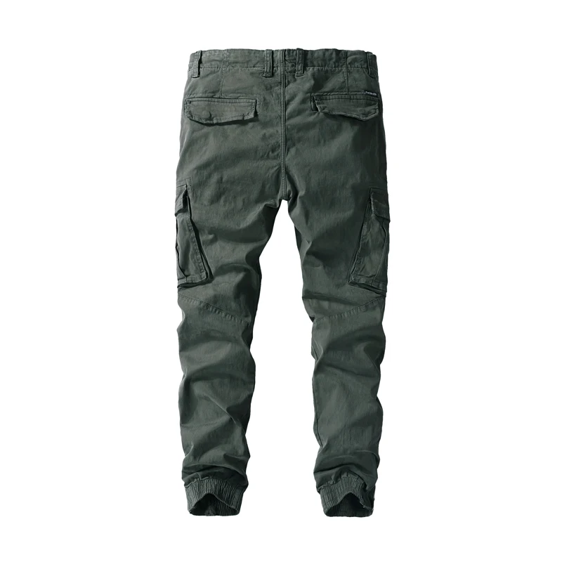 
Wholesale Fashion Mens jogger pants 100% cotton khaki cargo pockets pants cargo pants men 