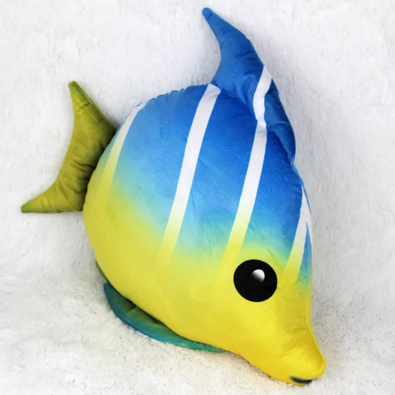 High Quality Cartoon Small Gifts Design Sleep Comfort Pillow Plush Throw Pillows Dolphin Fish Toys