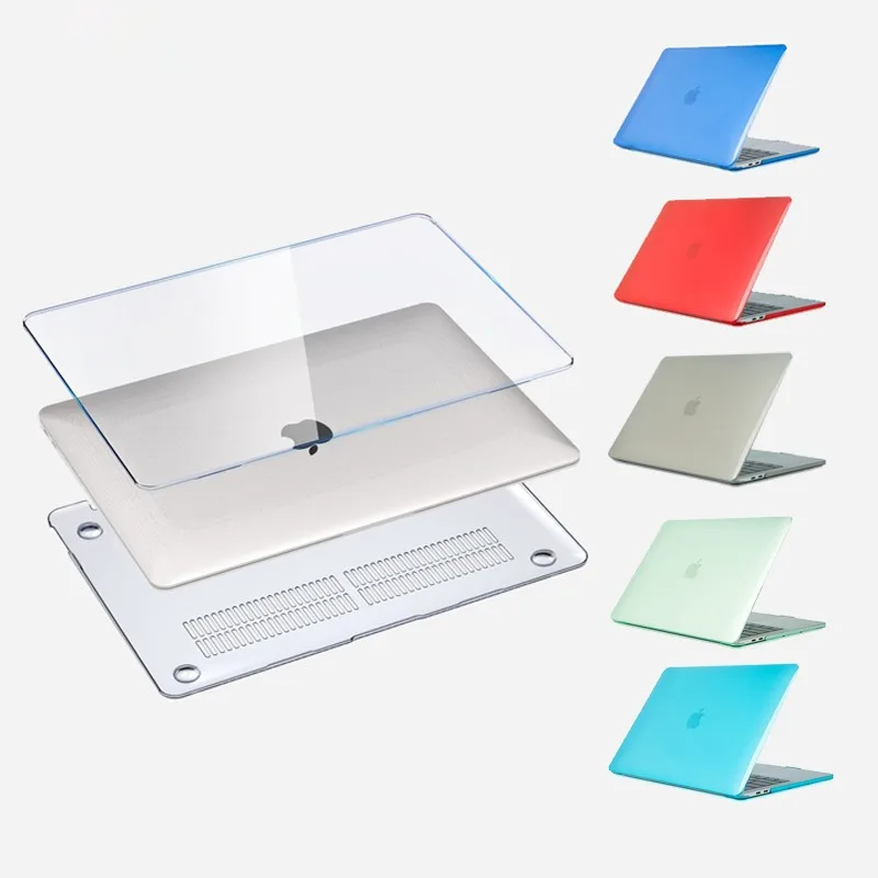 For Crystal Computer Cases Slim For Apple Laptop Cover Hard Shell For Apple for Macbook Air 13 11 12 blank cover