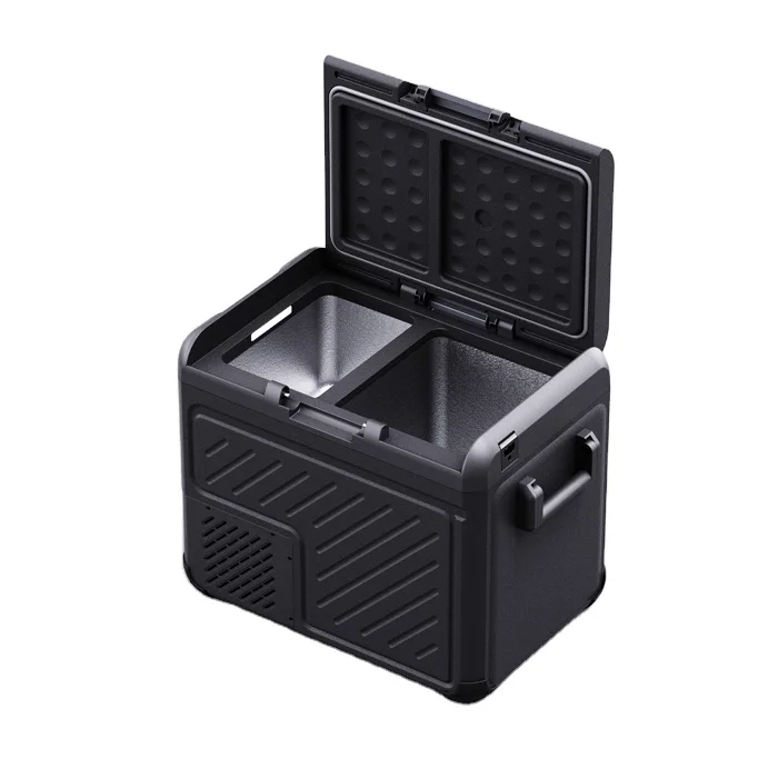 45L Dual Zone Mini Freezer DC 12v Portable Car Fridges Cooler Compressor Camping Fridge Freezer