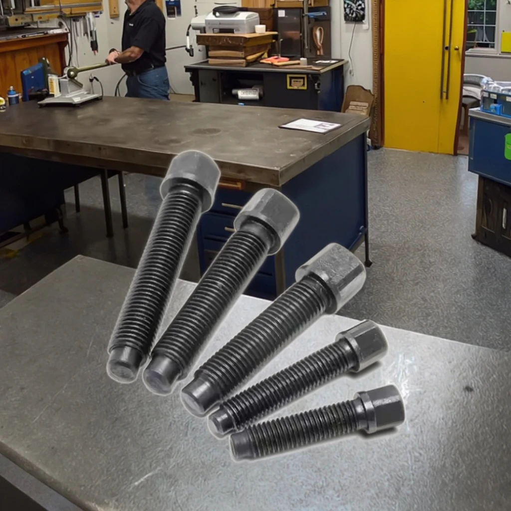 M8 Square Head Bolt with Collar Tip Approach DIN480 Metric Zinc Plated for Titanium Steel Stainless Steel Brass Nylon Material