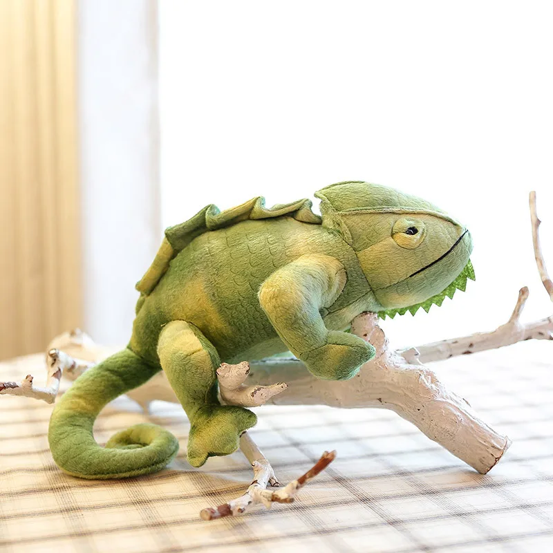 New colorful Simulated lizard crocodile plush toy dinosaur stuffed toys Long tail dragon chameleon doll