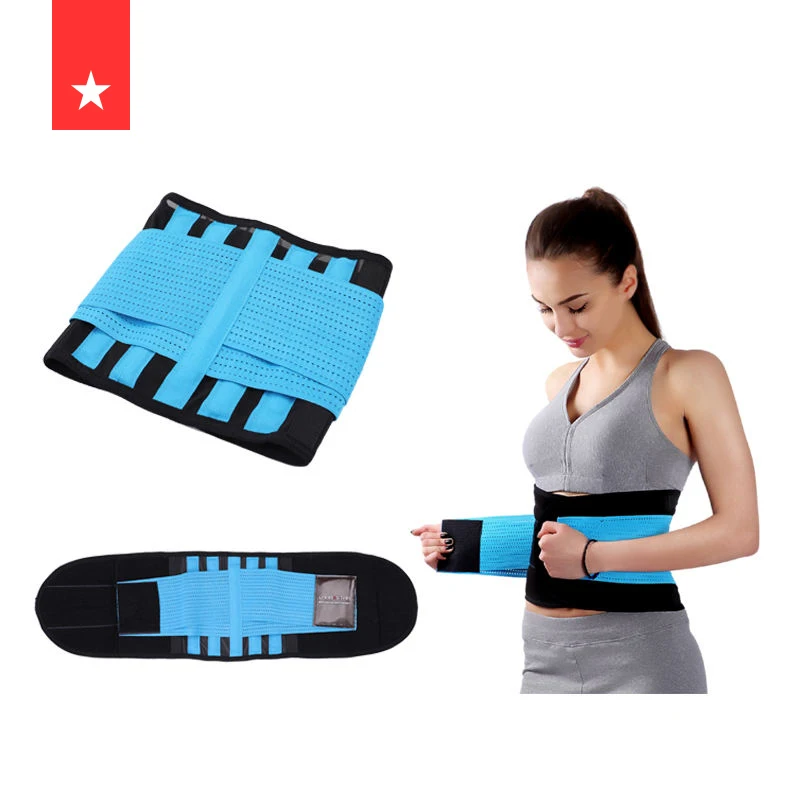 LS0810 Custom logo Waist Trimmer Belt, Slimmer Kit, Weight Loss Wrap, Low Back and Lumbar Support with Sauna Suit