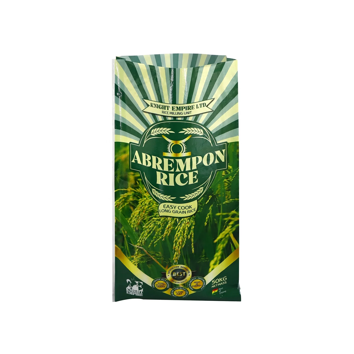 
Agricultural 25kg 30kg 50kg 100kg pp woven empty rice sack design 