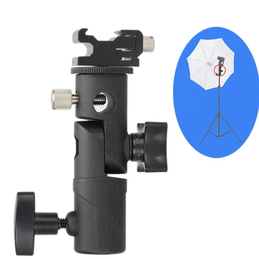 Kaliou Factory Wholesale E Camera Flash Holder Flash Bracket  DSLR Camera photo Studio Accessory