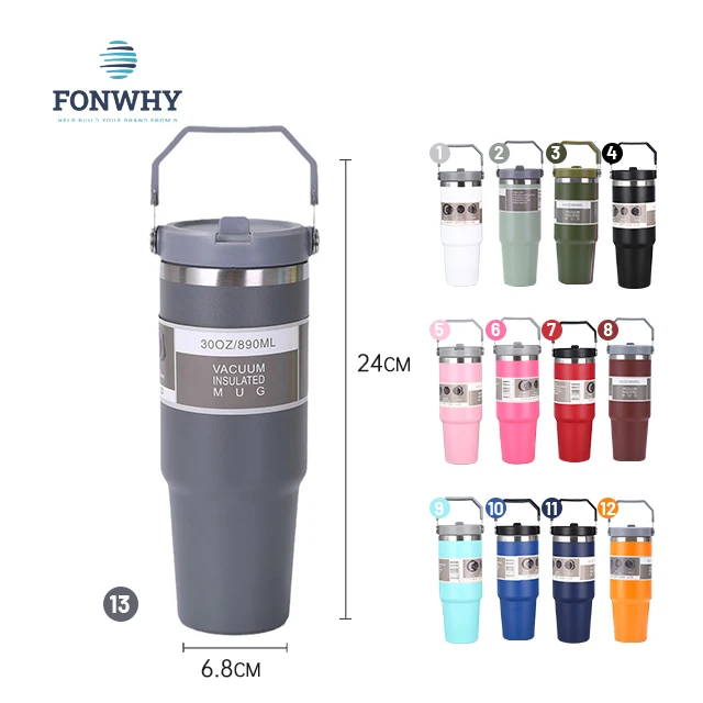 Fonwwho 20 унций портативная металлическая Термокружка Из Нержавеющей Стали