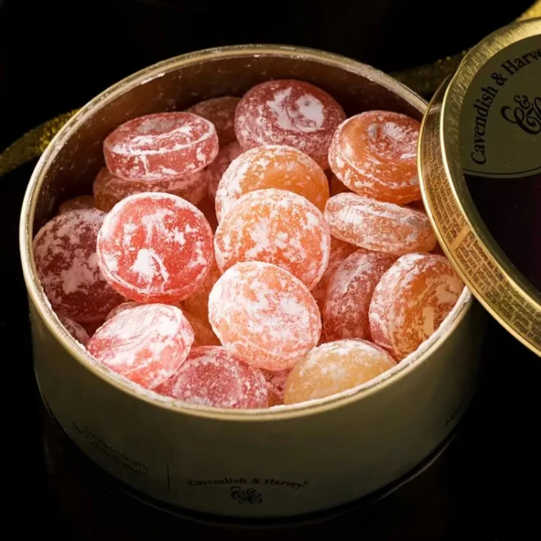 German Mixed Flavor Mint Fruit Candy 200g Exotic casual Mint hard candy tin box jar candy