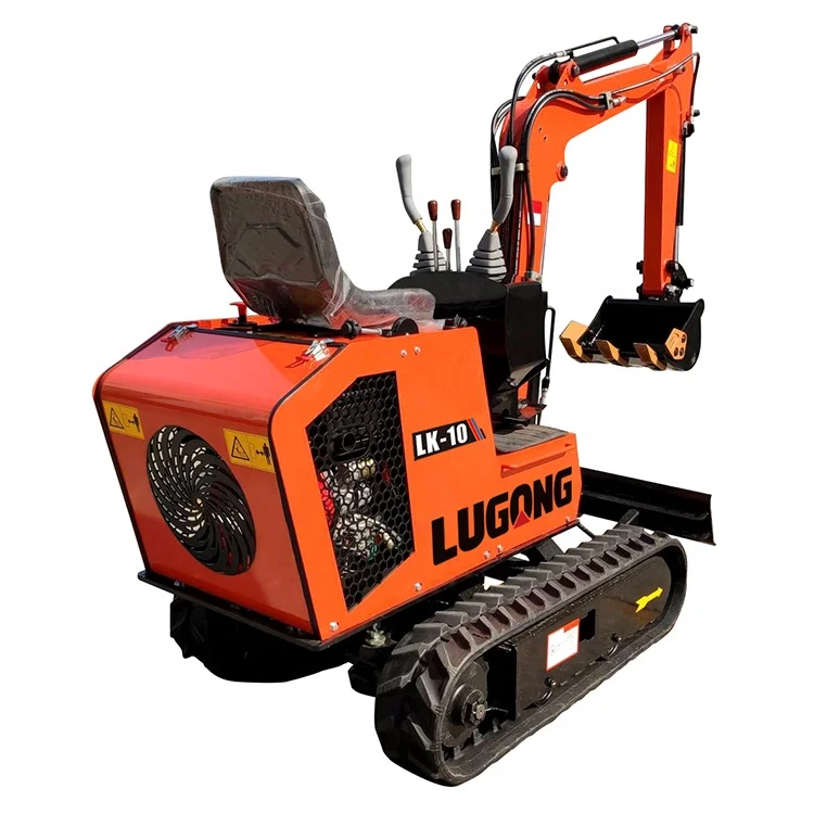 Lugong 0 9 тонн rototilt Гусеничный мини-экскаватор буксируего