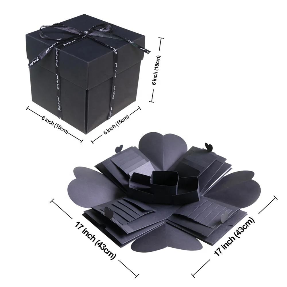 OurWarm многослойный Сюрприз на день рождения, подарки на годовщину, фотоальбом «сделай сам», креативная взрывобезопасная коробка