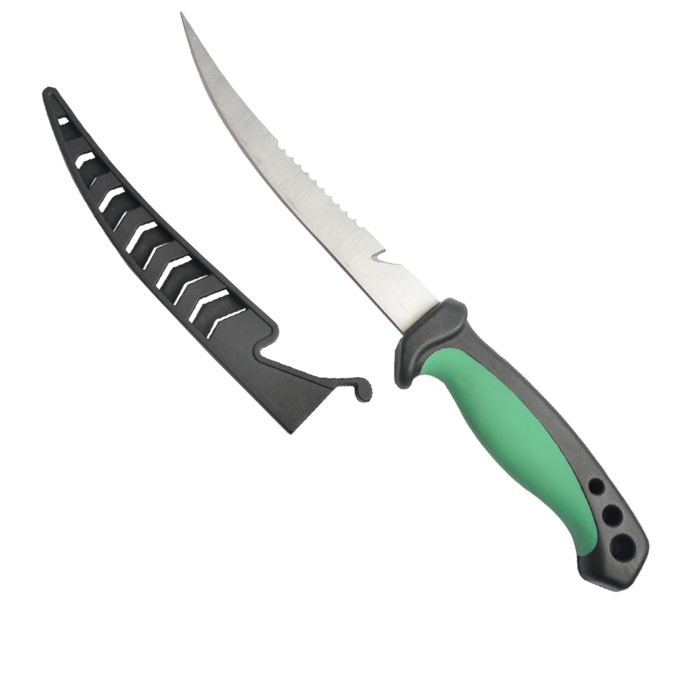 
New Stainless Steel Fish fillet Knife Tools for fishing Soft PP TPR Handle Knife Fishing 