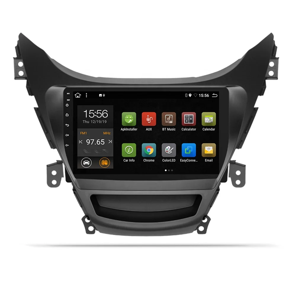 MCX 10.1 inch Android 10 car DVD multimedia player for Hyundai Elentra 2012 with WIFI GPS radio quad core touch screen