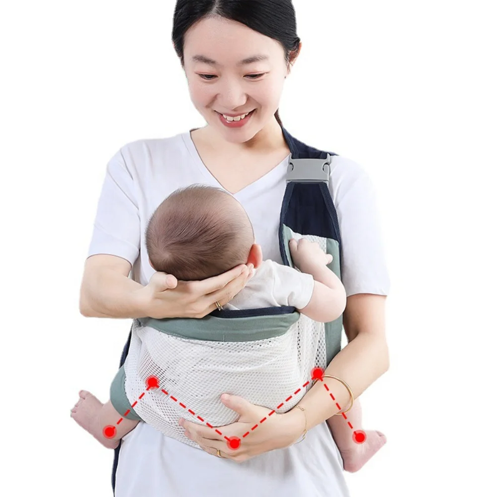 Child Carrier Backpack Wrap Hip Seat Baby Carrier Ring Sling for Baby Toddler Easy Carrying Artifact Ergonomic