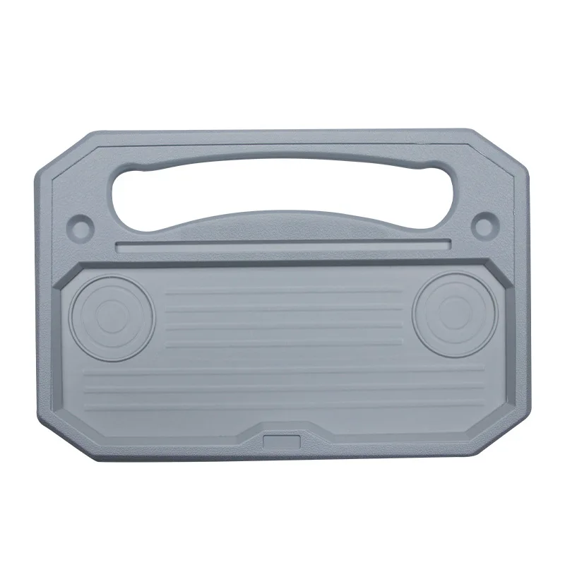 2022 Portable Car Steering Wheel Tray New Multifunctional Double Sided Dining Table Food Tray Cup Holder