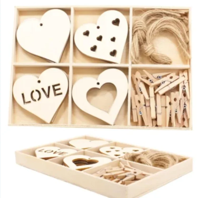 Unfinished Wood Cutouts DIY Easter Bunny star Easter holiday gifts