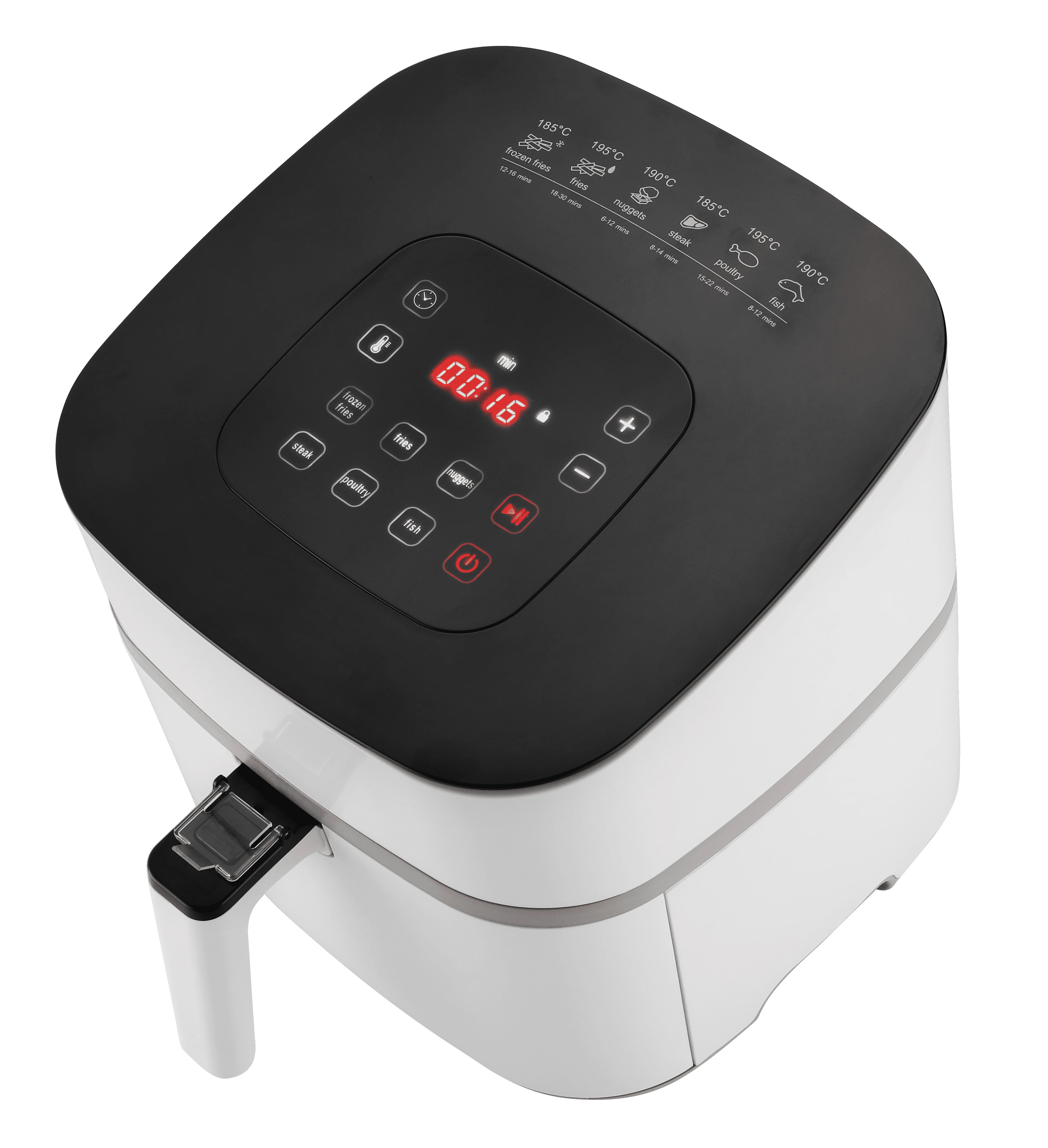 The XinDa JW-AF001A New design 12L 1700W electric deep oilless digital Air Fryer Oven for household Air Fryer