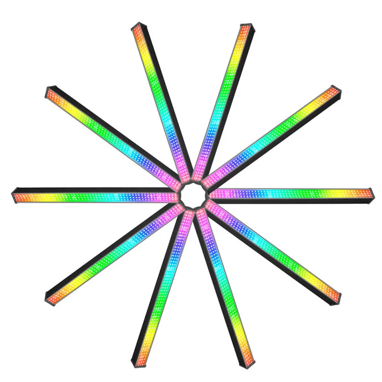 
Rainbow Running Water Horse Effect Multicolor Strobe RGB DMX Pixel Matrix LED Dj Light Bar for KTV PUB Club 