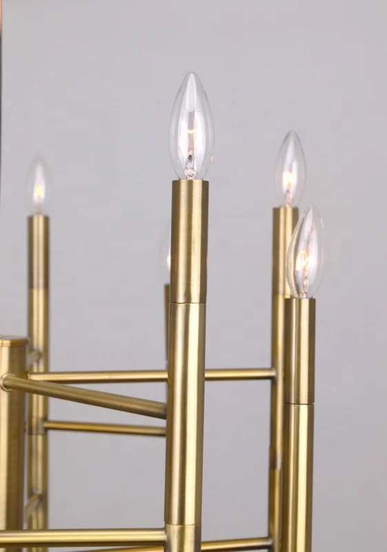 Indoor luxury chandelier lights Living room dining room headlights metal candle lights