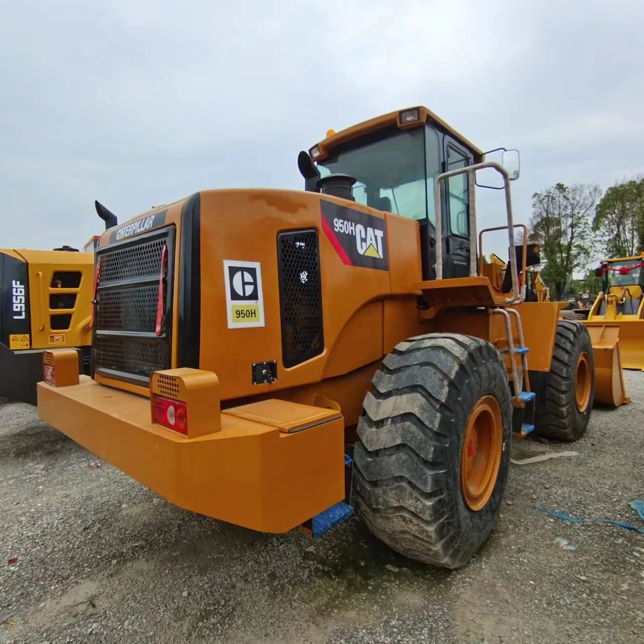 Подержанный погрузчик CAT 950H дешевая цена оригинальная краска хорошее состояние подержанный экскаватор-погрузчик